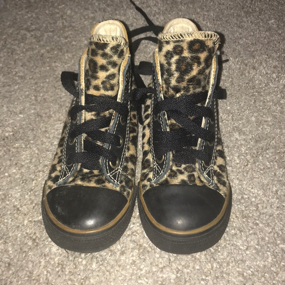 Converse All Star Leopard Chuck Taylor high tops